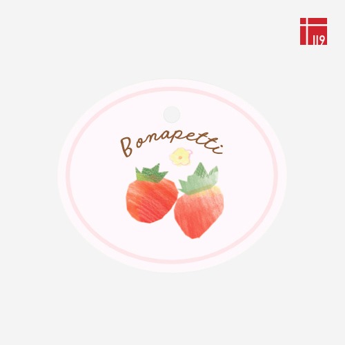 데코택 보나베띠 딸기 핑크 100매