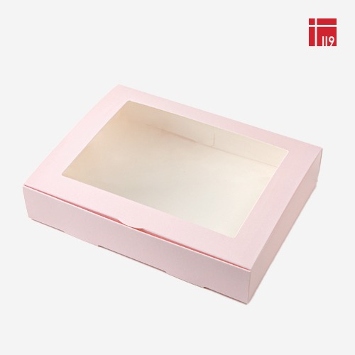 다용도상자 창문형 핑크 / 화과자12구 (대) 25매