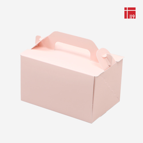 조각케이크 앞열림상자 핑크 (중) 50매